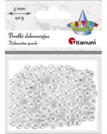 Koraliki plastikowe perełki 40g