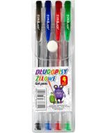 Długopisy żelowe 4 kolory