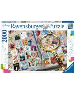 Puzzle 2000 Kolekcja znaczków pocztowych