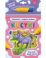 Malowanka z pisakiem wodnym. Kucyki