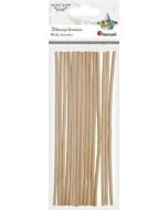 Drewniane patyczki okrągłe dekoracje 3x150mm 20szt