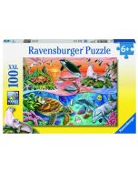 Puzzle 100 Wzburzony ocean XXL
