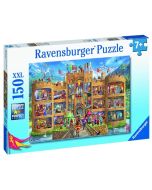 Puzzle 150 Widok na zamek rycerski XXL