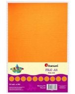 Filc A4 pomarańczowy 10szt