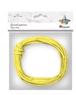Sznurek papierowy 3.5mmx5m cytrynowy
