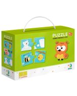 Puzzle 12x2 Gdzie żyją zwierzęta?