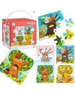 Puzzle 4w1 Pory roku