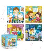 Puzzle 4w1 Mój dzień