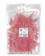 Piórka puch 16g brudnoróżowe