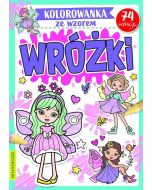 Kolorowanka ze wzorem. Wróżki