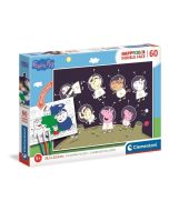 Puzzle 60 HappyColor Double Face Peppa Pig