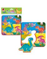 Piankowe puzzle magnetyczne. Dinozaury