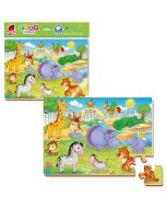 Piankowe puzzle A4. Zabawne obrazki. ZOO