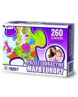 Puzzle 260 edukacyjne Mapa Europy