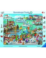 Puzzle w ramce 24 Dzień w porcie