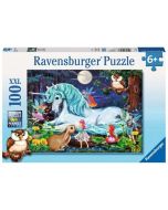 Puzzle 100 W magicznym lesie XXL