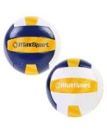 Piłka siatkowa Max Sport niebiesko-biało-żółta