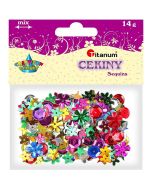 Cekiny metaliczne mix