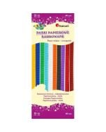 Ozdoba papierowa paski karbowane 30cm mix 60szt