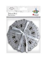 Filcowe podkładki ażurowe szare 4szt