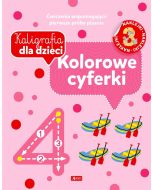 Kaligrafia dla dzieci. Kolorowe cyferki
