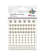 Kryształki samoprzylepne perełki mix 120szt