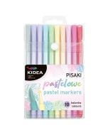 Pisaki pastelowe 10 kolorów KIDEA