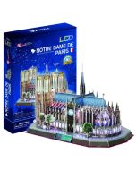 Puzzle 3D Katedra Notre Dame LED