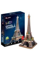 Puzzle 3D Wieża Eiffel'a LED