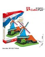 Puzzle 3D Wiatrak Holenderski XL