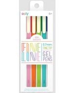 Długopisy żelowe Fine Line 6szt