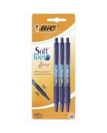 Długopis Soft Feel niebieski bls 3szt BIC