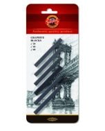 Grafit w sztyficie 4390 7x7mm mix 6 sztuk