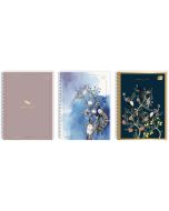 Kołozeszyt A5/100K kratka perf. Met Satin (5szt)