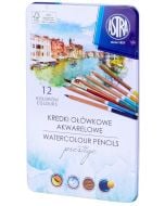 Kredki akwarelowe Prestige 12 kolorów ASTRA