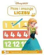 Disney uczy. Kraina Lodu. Piszę i zmazuję liczby