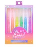 Flamastry z brokatem Oh My Glitter 6 kolorów