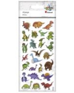Naklejki wypukłe miękkie dinozaury 25szt