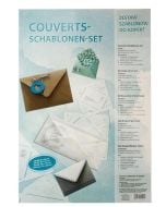 Zestaw szablonów do kopert mix 4szt