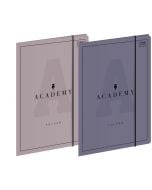 Teczka z gunką A4+ Academy (10szt)