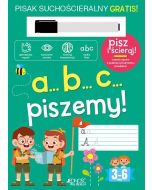 A...B...C... piszemy! Książka z pisakiem sucho.