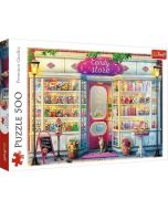 Puzzle 500 Sklepik ze słodyczami TREFL