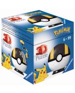 Puzzle 3D 54 Kula Pokemon czarna