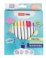 Pisaki spieralne 12 kolorów Pastel EASY