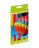 Kredki olówkowe 12 kolorów UNIONL