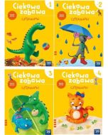 Ciekawa zabawa 4-latki Karty pracy cz. 1-4 2021 NE