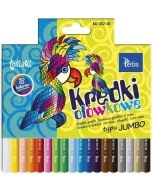 Kredki Tetiski okrągłe jumbo 18kol. KO002-JD