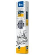 Ołówek PIXELL heksag.twar.B3 12szt. KV060-B3