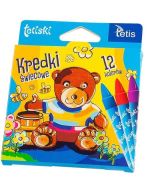 Kredki tetiski świecowe 12 kol. (12 kpl.) KT015-AB