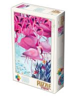 Puzzle 1000 Andrea Kurti, Flamingi